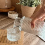 بطری لیوان دار شیاردار فنجون رنگی